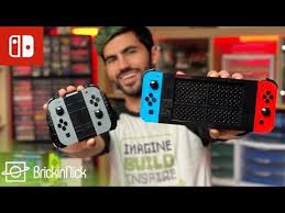 epic lego nintendo switch build with sliding joy cons and swappable games moc instructions youtube in 2021 lego super mario lego nintendo