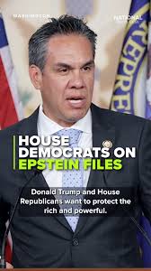 House Democrats criticized the way the Trump administration has handled the  Epstein files, saying that House Republicans want to protect the rich and  powerful., READ MORE: https://bit.ly/4nZD1UP