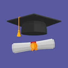 Graduation Cap And Rolled Diploma Graduation Cap Diploma Graduation Illustration