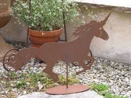 Edelrost Pferd Fridolin Laufend Edelrost Rost Garten Deko