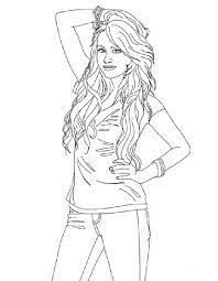 Jessie coloring pages » coloring pages kids source : Free Printable Hannah Montana Coloring Pages For Kids