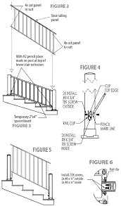 Building codes are specifi c as to angles, steepness, and dimensions of stair installations. Http Harmonyrailing Com Wp Content Uploads 2019 11 Harmony Railing Stair Install Instructions 01 10 18 V2 Web Pdf
