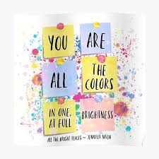 Maybe you would like to learn more about one of these? All The Bright Places Posters Redbubble