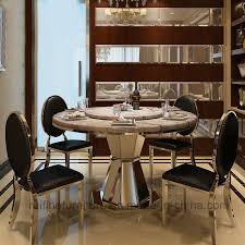 Royalcraft garden furniture rattan paris 8 seater round deluxe dining set contemporary and chi. China Modern Round Marble 8 Seater Dining Table Set Stainless Steel For Restaurant Dining Room China Dining Table Set Dining Set