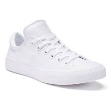 women s converse chuck taylor all star madison leather low top sneakers kohls in 2021 white leather sneakers white leather converse converse white sneakers