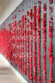 Anzac Day 2015 100 Years Since The First Landing At Gallipoli Poppies Mark The Names Of Australians Who Died During Wars On The Wall O Anzac Day Poppies Anzac