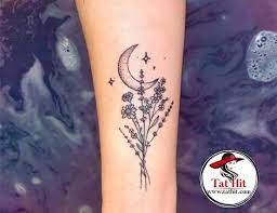 Lavender Tattoo Designs Meanings And Ideas Tat Hit In 2021 Lavender Tattoo Moon Tattoo Ideas Tattoo Designs And Meanings