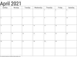 Download printable april 2021 calendar. 2021 April Calendars Handy Calendars