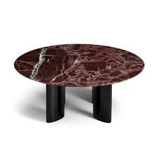 Asian large black lacquer scroll altar table. Coffee Table Red Marble Black Legs Carlotta The Socialite Family