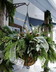 festive winter containers slide 1 gardens gardeninglife ca christmas planters hanging baskets outdoor tiny plant hangers