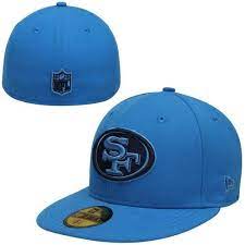 San Francisco 49ers New Era 59fifty Tonal Pop Basic Fitted Hat Blue Men S Beanies Hats For Men Fitted Hats