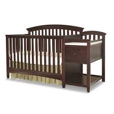 Harriet Bee Goulet 2 In 1 Crib And Changer Combo Wayfair In 2020 Crib With Changing Table Crib And Changing Table Combo Cribs