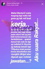 We have 18 images about kata kata sindiran malaysia including images, pictures, photos, wallpapers, and more. Aku Suara Rakyat Sindiran Pedas Norish Karman Kepada Menteri Menteri Murai My