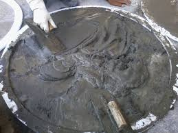 Proses Pasang Batu Sikat 1 Bahan Cetakan Styrofoam Dipasang Sesuai Motif Sikat Batu Lantai