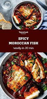 Spicy Moroccan Fish Recipe In 2021 Full Meal Recipes Recipes Haddock Recipes