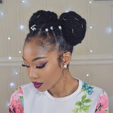 Spice Up Your 2 Bunnnns Hairdo Buns Natural Hair Styles Natural Hair Bun Styles Hair Styles