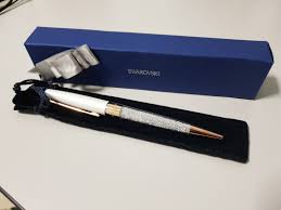 4.8 out of 5 stars 388. Swarovski Crystalline Stardust Ballpoint Pen White Rose Gold Plated Hobbies Toys Stationery Craft Craft Supplies Tools On Carousell