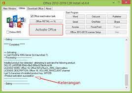 Untuk melakukan pengecekan status aktivasi di office 2019, silahkan buka kembali salah satu produk office 2019, misalnya word 2019, excel 2019, powerpoint 2019, atau yang lainnya. Cara Aktivasi Office 2016 Secara Permanen Tanpa Product Key Mr Dans Haedar Rauf