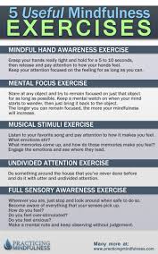 Here Are Some Mindfulness Exercises It Focuses On Awareness And Sensory Experience Mindfulness Activities Mindfulness Exercises Mindfulness