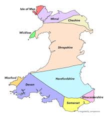 There are 22 local government units in wales that we can talk about as counties. Nearest Non Welsh Counties Boroughs And Crown Dependencies Wales