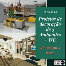 Promocao Projetos De Decoracao De Interiores R 399 00 3 Ambientes Internos Projetos De Decoracao De Interiores Decoracao De Interiores Interiores