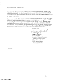 Start date feb 1, 2013; Fda 510 K Submission Redacted