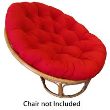 amazon com cotton craft papasan red overstuffed chair cushion sink into our thick comfortable and oversized papasan overstuffed chairs chair cushions chair