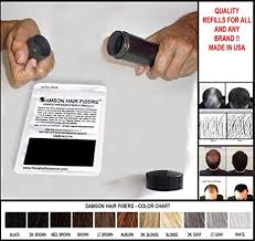Dark Brown Original Samson Hair Building Fibers Refill Suitable For Toppik Nanogen Xfusion 50