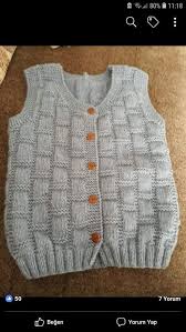 Bebekyelekleri Baby Knitting Patterns Bebek Yelek Erkek Bebek Sapkasi