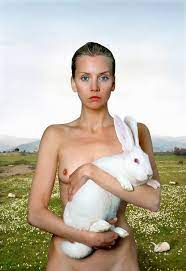 Untitled, For a Definition of The Nude Series (Woman w/ Rabbit) - Holden  Luntz Gallery