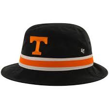 47 Brand Tennessee Volunteers Bucket Hat Black Bucket Hat Black Tennessee Hat Tennessee Volunteers
