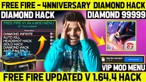 Nuevo mod menu apk descargar gratis la última versión v1.0 para móviles y tabletas android. Download Garena Free Fire 4nniversary Hack Mod Menu Apk 1 64 4 Unlimited Diamonds Obb29 Hack