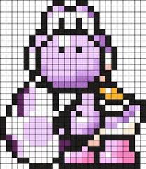 Advance Yoshi S Island Purple Yoshi And Egg Perler By Vickicutebunny Perler Plastic Canvas Patterns Canvas Patterns