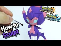 Making Poipole Ultra Beasts Pokemon Sun Moon In Clay Youtube Doll Diy Crafts Clay Pokemon Pokemon