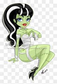 Bride of frankenstein cartoon images. Girl Frankenstein Cartoon Bride Of Frankenstein Cartoon Pinup Free Transparent Png Clipart Images Download