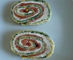 Lachsrolle Mit Spinat Und Frischkase Rezept Rezept Lachsrolle Spinat Lachs Rolle Spinat Rezepte