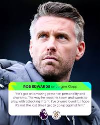 Mutual respect between Jurgen Klopp and Rob Edwards 👊