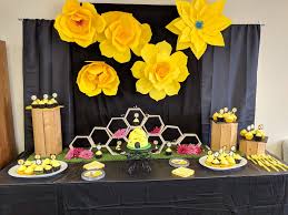 Bumblebee Birthday Party Bee Baby Shower Bumble Bee Baby Shower Bee Theme Party