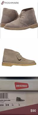 Clarks Desert Boot Taupe Suede Men S 10m Clarks Desert Boot Desert Boots Clarks