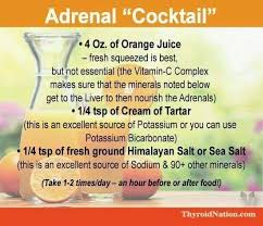 Adrenal Cocktail Recipe In 2020 Adrenal Cocktail Adrenal Fatigue Diet Adrenal Health