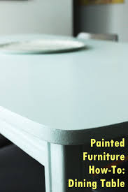 paint and seal a dining table