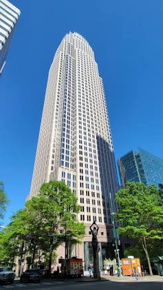 Bank of America Corporate Center in Charlotte, North Carolina, AI generated