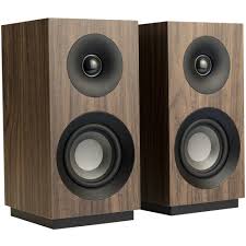 Jamo Studio 8 4 120 Watt Passive 2 Way Bookshelf Speakers Pair Walnut 1064583 S 801 Book Shelf Speak Best Buy Wood Speakers Design Speaker Design Bookshelf Speakers