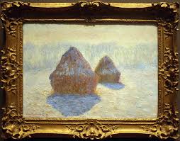 Snow effect (1891) by claude monet, national gallery of scotland, oil on canvas, 65.00 x 92.00 cm. File Haystacks Effects Of Snow And Sun Jpg Wikimedia Commons
