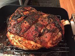 Carefully place the seasoned side of pork shoulder in instant pot. Roasted Pork Shoulder Low Slow Pork Shoulder Recipe Jill Castle
