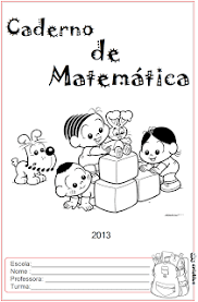 Capa De Caderno De Matemática Para Colorir Capinhas Infantis Para Cadernos De Matematica Desenhos Para Colorir Capas Infantis Cadernos De Matematica Infantil