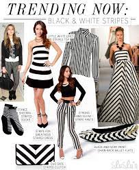 Black and white with bold stripes or graphics will look good on everyone. Trend Alert Black And White Stripes Stripes Fashion White Fashion Fashion