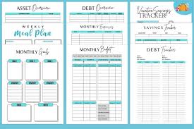 9 free printable budget worksheets that you need