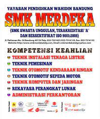 We did not find results for: Smk Merdeka Bandung Terakreditasi A Amat Baik