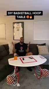 Don't want to ruin your table with cup rings. Diy Basketball Hoop Table Motivatedbymylan